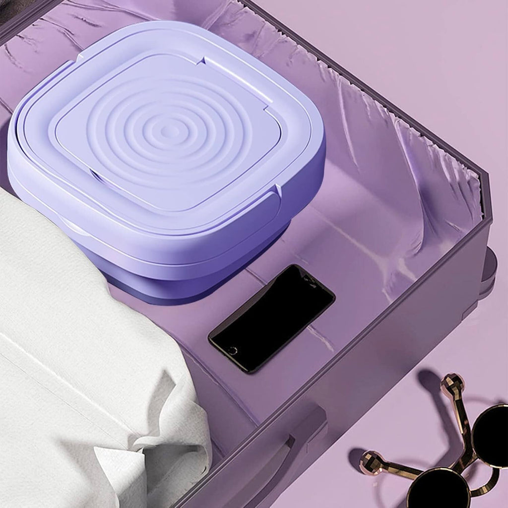 Portable Mini Foldable Washer and Spin Dryer